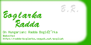 boglarka radda business card
